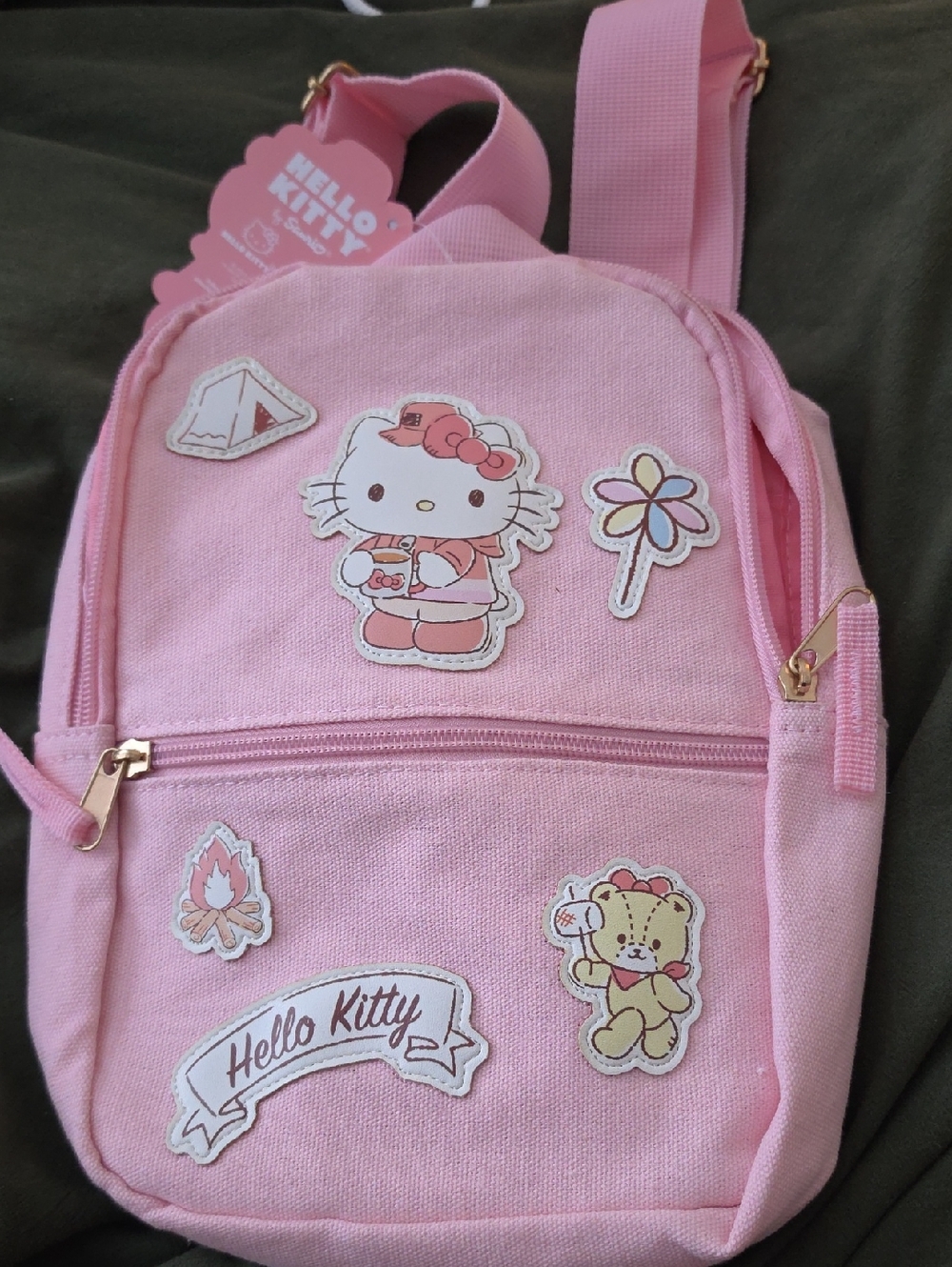 Hello Kitty Pink Kids Mini Canvas Backpack